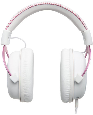 HEADSET HYPERX CLOUD II ROSADO/BLANCO USB 7.1 SURROUND