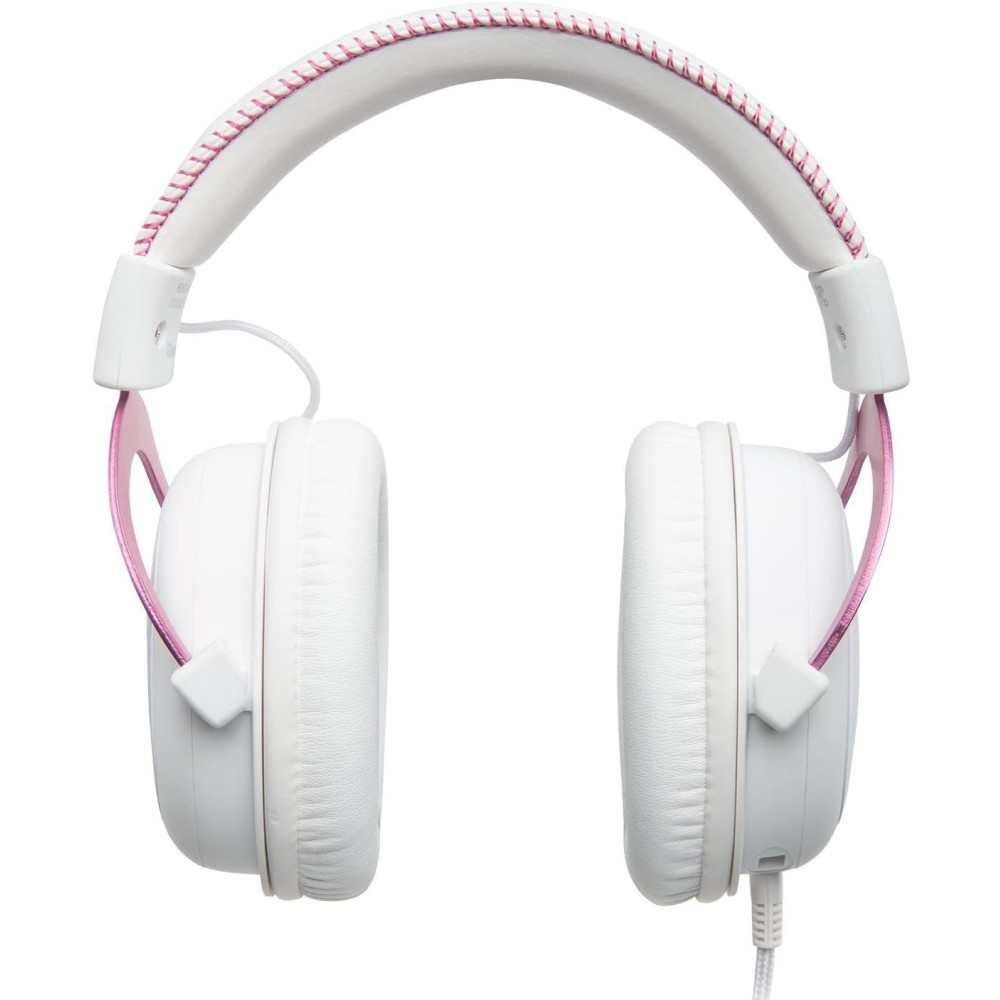 HEADSET HYPERX CLOUD II ROSADO/BLANCO USB 7.1 SURROUND