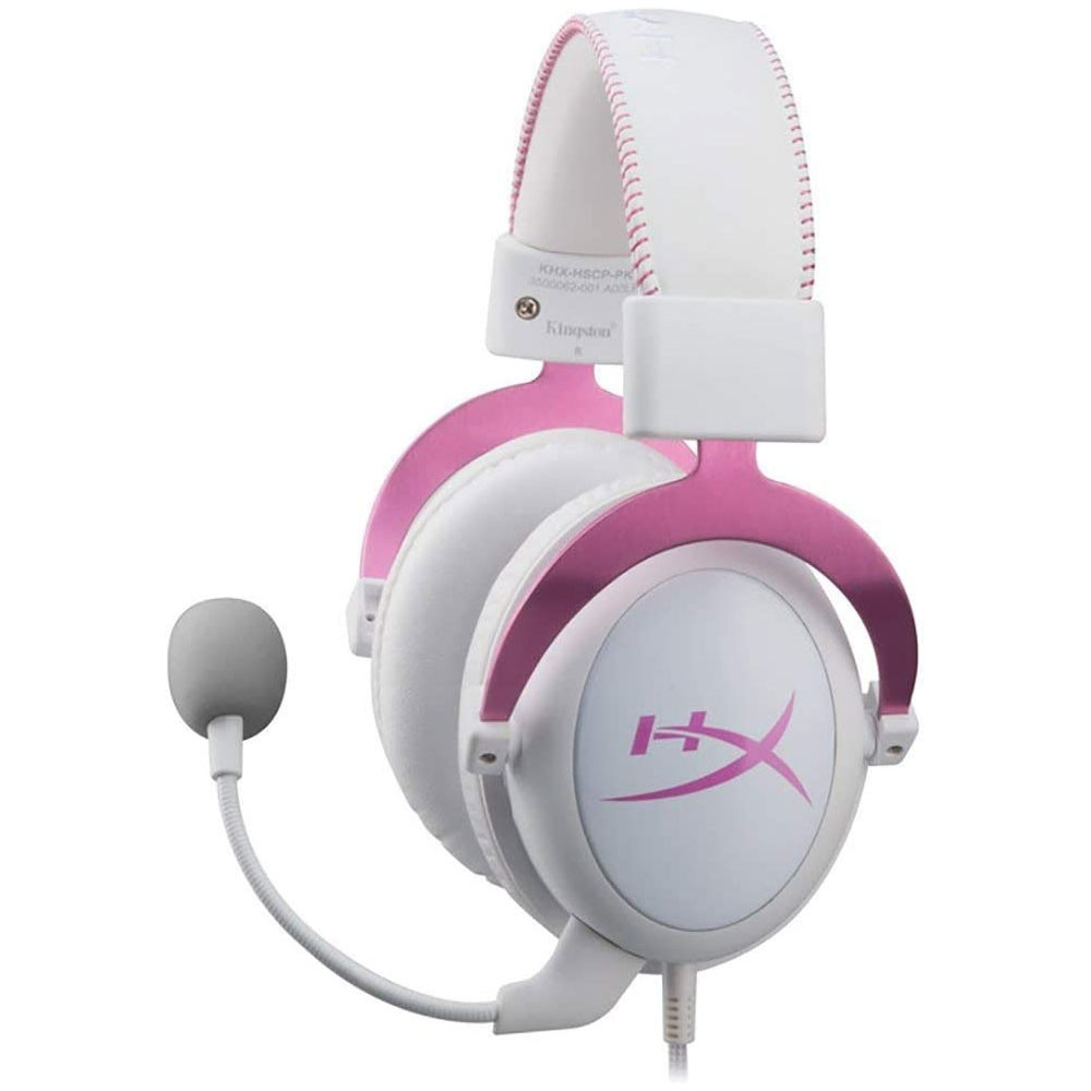 HEADSET HYPERX CLOUD II ROSADO/BLANCO USB 7.1 SURROUND