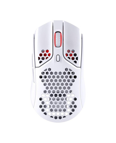 MOUSE HYPERX PULSEFIRE HASTE RGB WIRELESS BLANCO