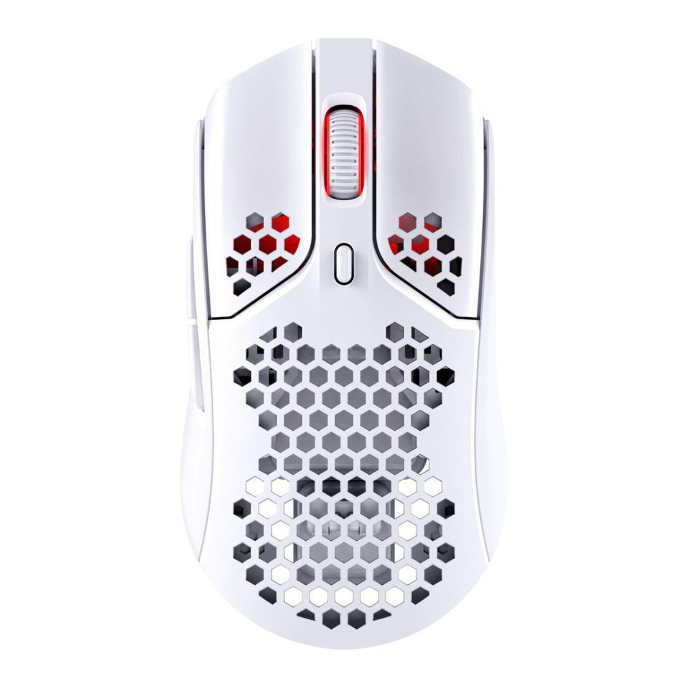 MOUSE HYPERX PULSEFIRE HASTE RGB WIRELESS BLANCO