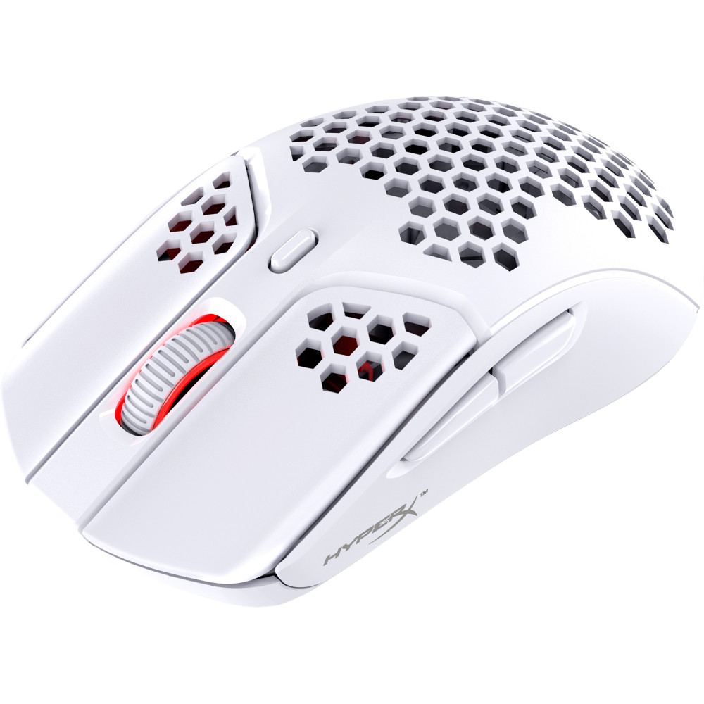 MOUSE HYPERX PULSEFIRE HASTE RGB WIRELESS BLANCO