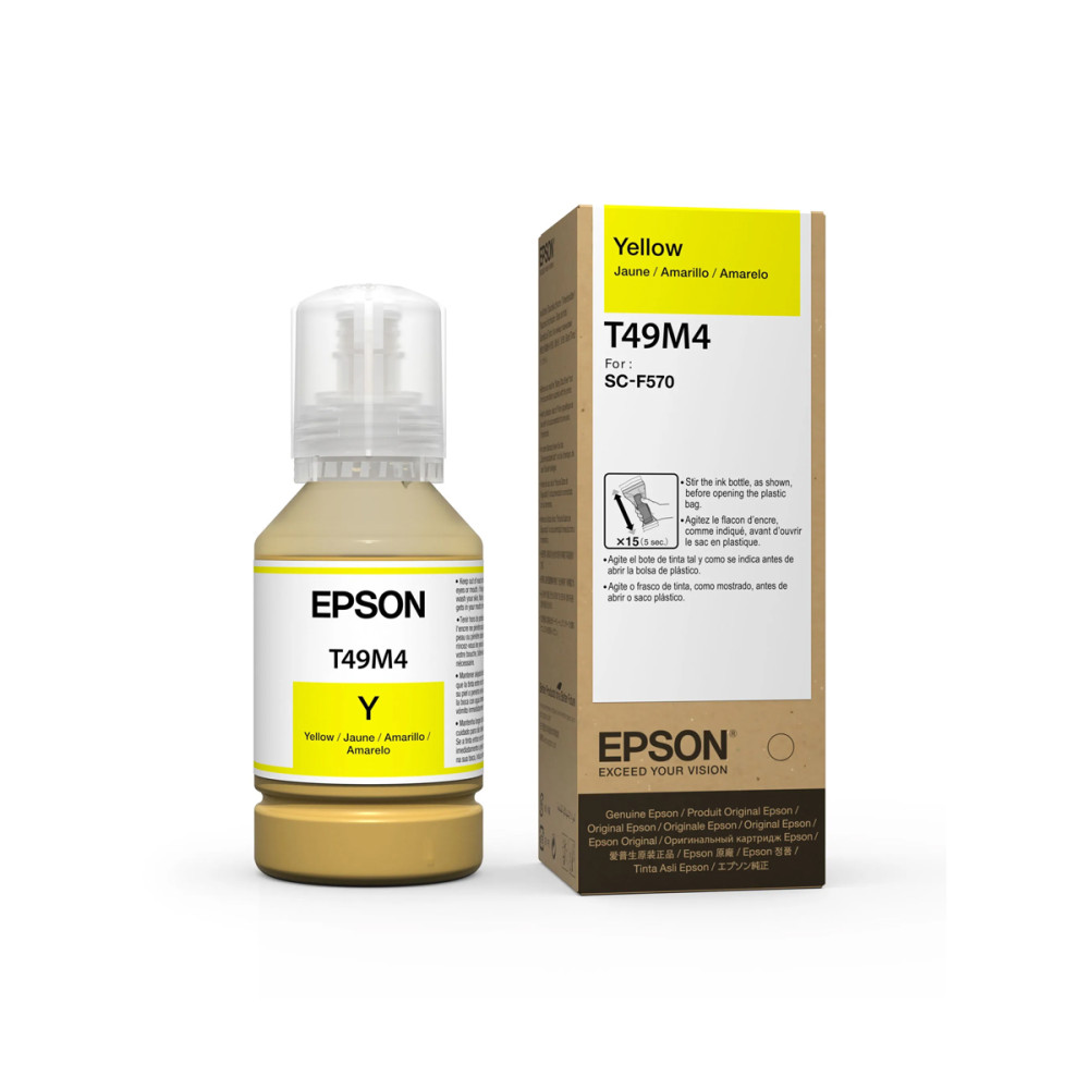 TINTA EPSON T49M4 AMARILLA SUBLIMACION 140ML