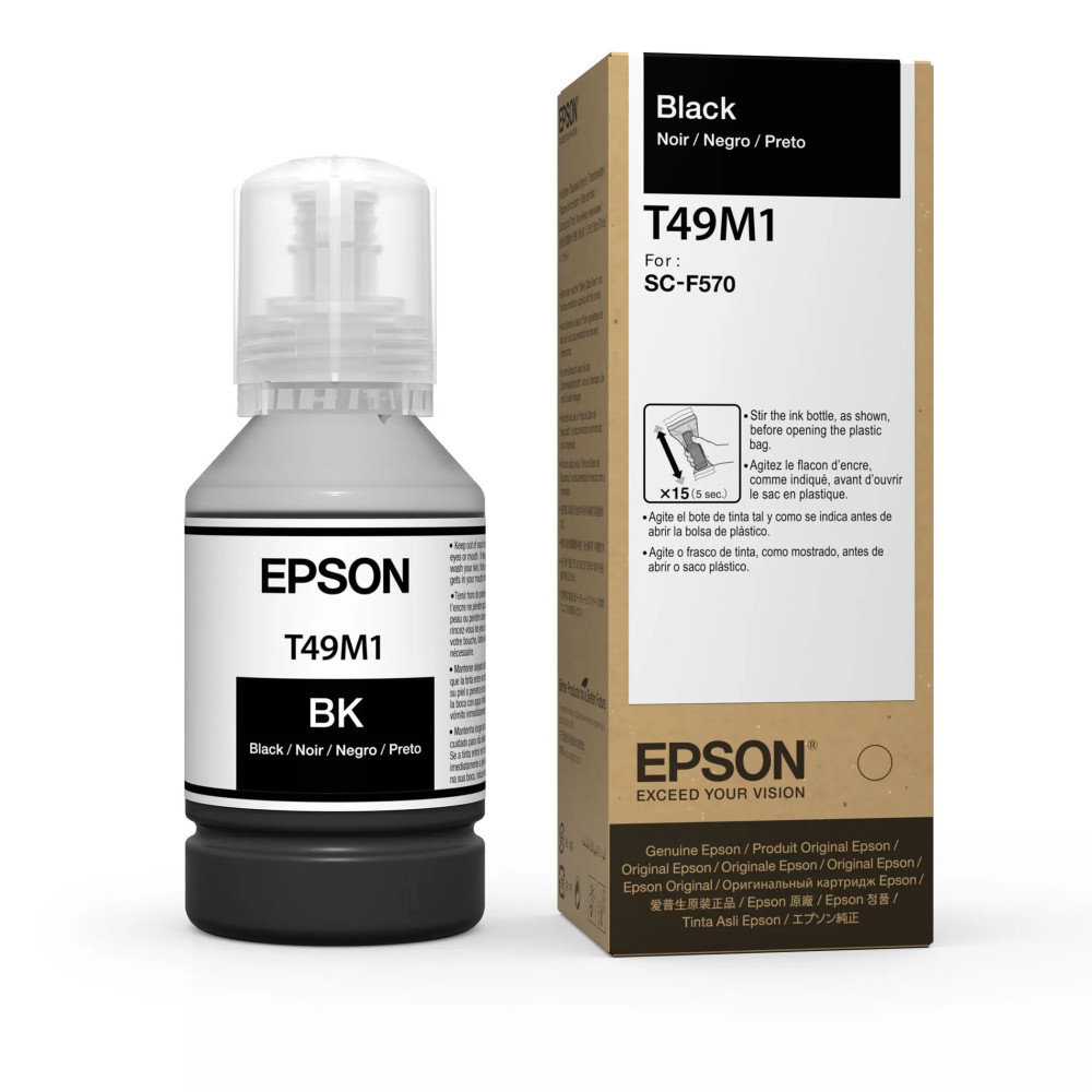 TINTA EPSON T49M1 NEGRA SUBLIMACION ULTRA CHROME 140ML