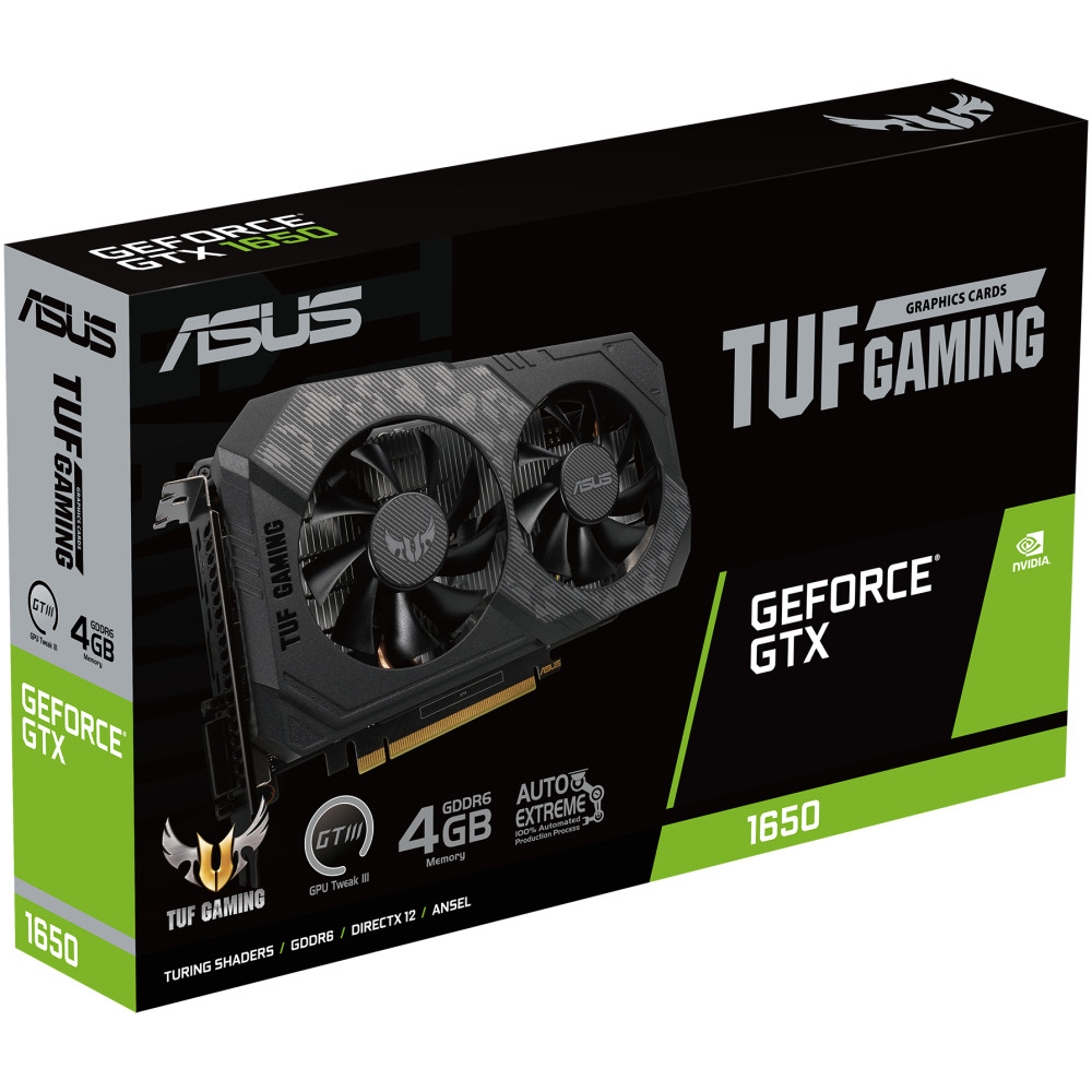 TARJETA DE VIDEO ASUS TUF 4GB GTX 1650 GTIII GDDR6