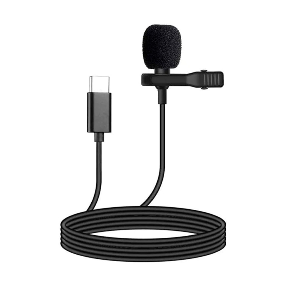 MICROFONO LAVALIER SOLAPA TYPE-C DUAL + CARGADOR