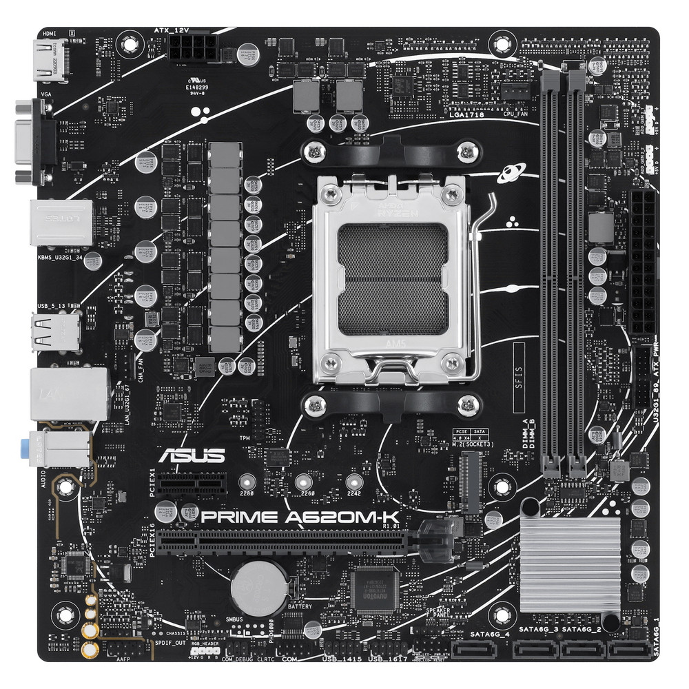MAINBOARD ASUS A620M-K PRIME AM5 DDR5