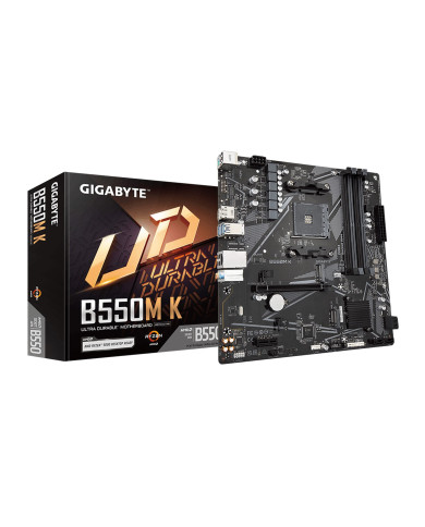 MAINBOARD GIGABYTE B550M K AM4 PCIe4.0 NVMe MICRO ATX