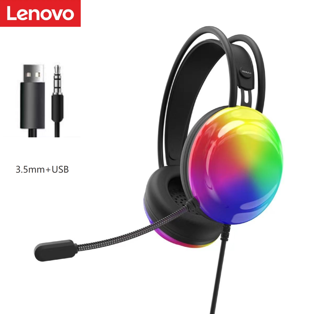 HEADSET LENOVO G30B RGB DIADEMA USB