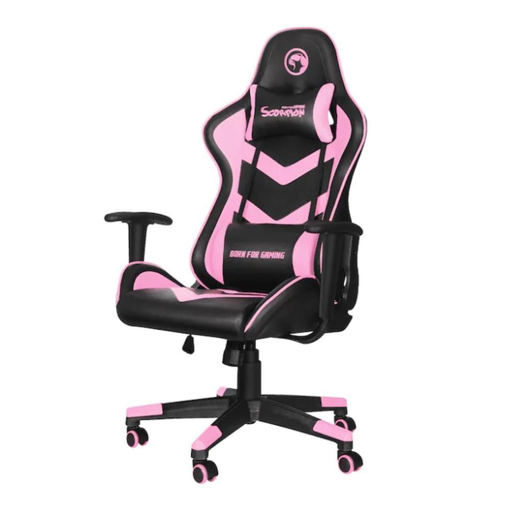 SILLA GAMER MARVO CH-106PK ROSADA ERGO AJUSTABLE