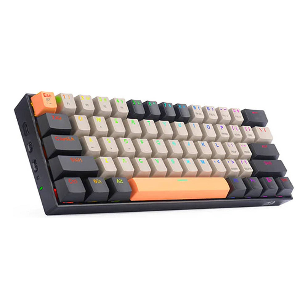 TECLADO GAMER REDRAGON K530-OG NARANJA DRACONIC PRO WIRELESS
