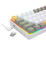 TECLADO GAMER REDRAGON K530-YL AMARILLO DRACONIC PRO WIRELESS