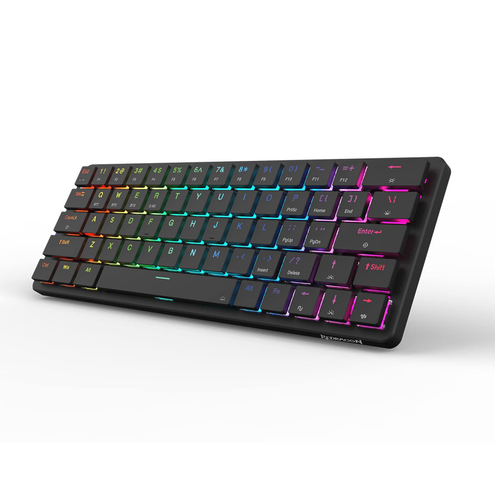 TECLADO GAMER REDRAGON K624P-KBS ELISE PRO WIRELESS