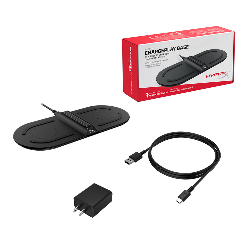 CARGADOR HYPERX Qi INALAMBRICO CHARGEPLAY BASE DUAL WIRELESS
