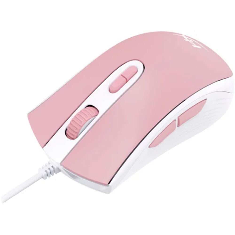MOUSE GAMER HYPERX PULSEFIRE ROSADO-BLANCO USB RGB GAMING