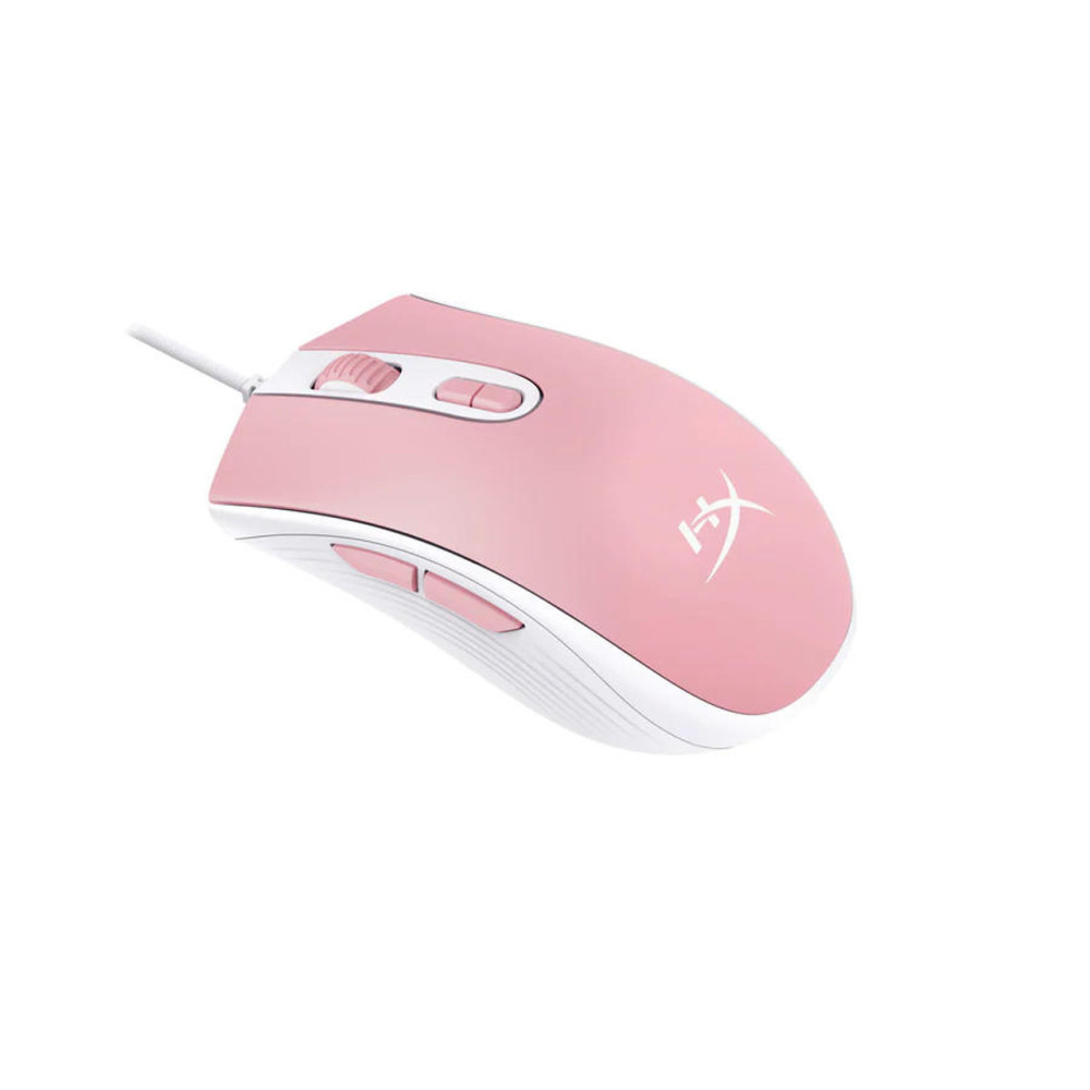 MOUSE GAMER HYPERX PULSEFIRE ROSADO-BLANCO USB RGB GAMING