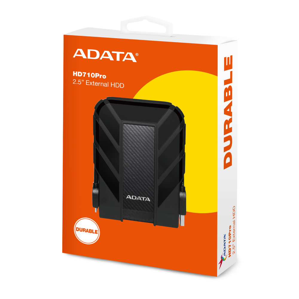 DISCO DURO ADATA 2 TB HD710 PRO 2,5" NEGRO EXT USB3.1 ANTICHOQUE
