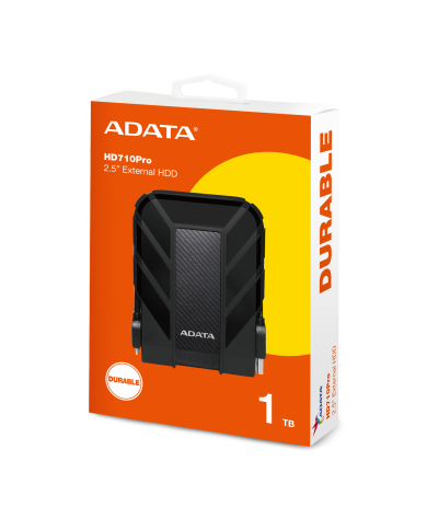 DISCO DURO ADATA 1 TB HD710 PRO NEGRO EXT USB 3.1 2,5" ANTICHOQUE AHD710P-1TU31-CBK