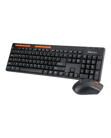 DESKTOP KIT MEETION MINI4100 WIRELESS T+M NEGRO COMBO