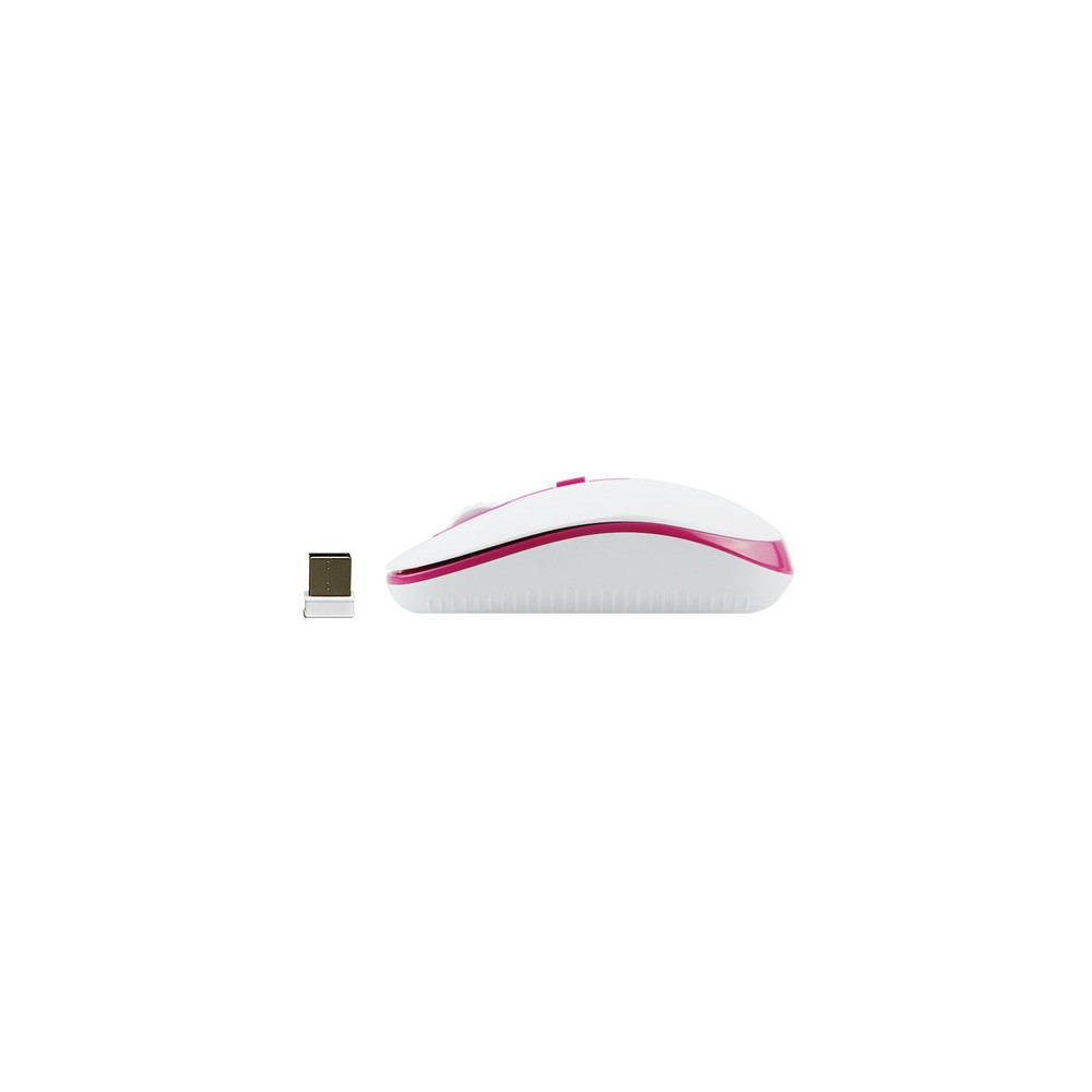 MOUSE MEETION R547 WIRELESS ROJO / BLANCO 1600DPI 2.4Hz 10M / MT-R547