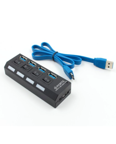 HUB NITRON 4USB 2.0 +1TB HIGH SPEED / 01-02-005