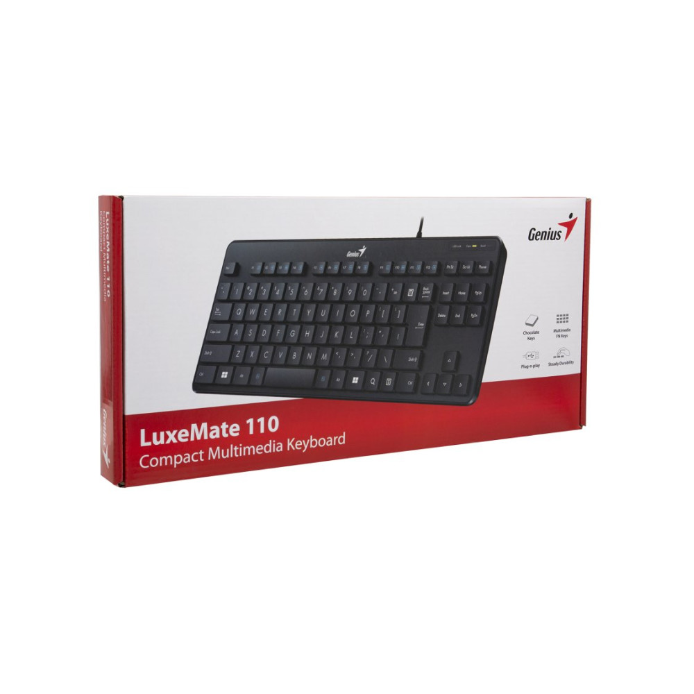 TECLADO GENIUS LUXEMATE 110 USB NEGRO