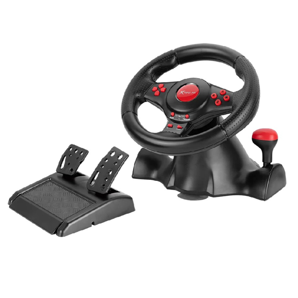 VOLANTE XTRIKE ME GP-903 USB + PEDALES MULTIPLATAFORMA