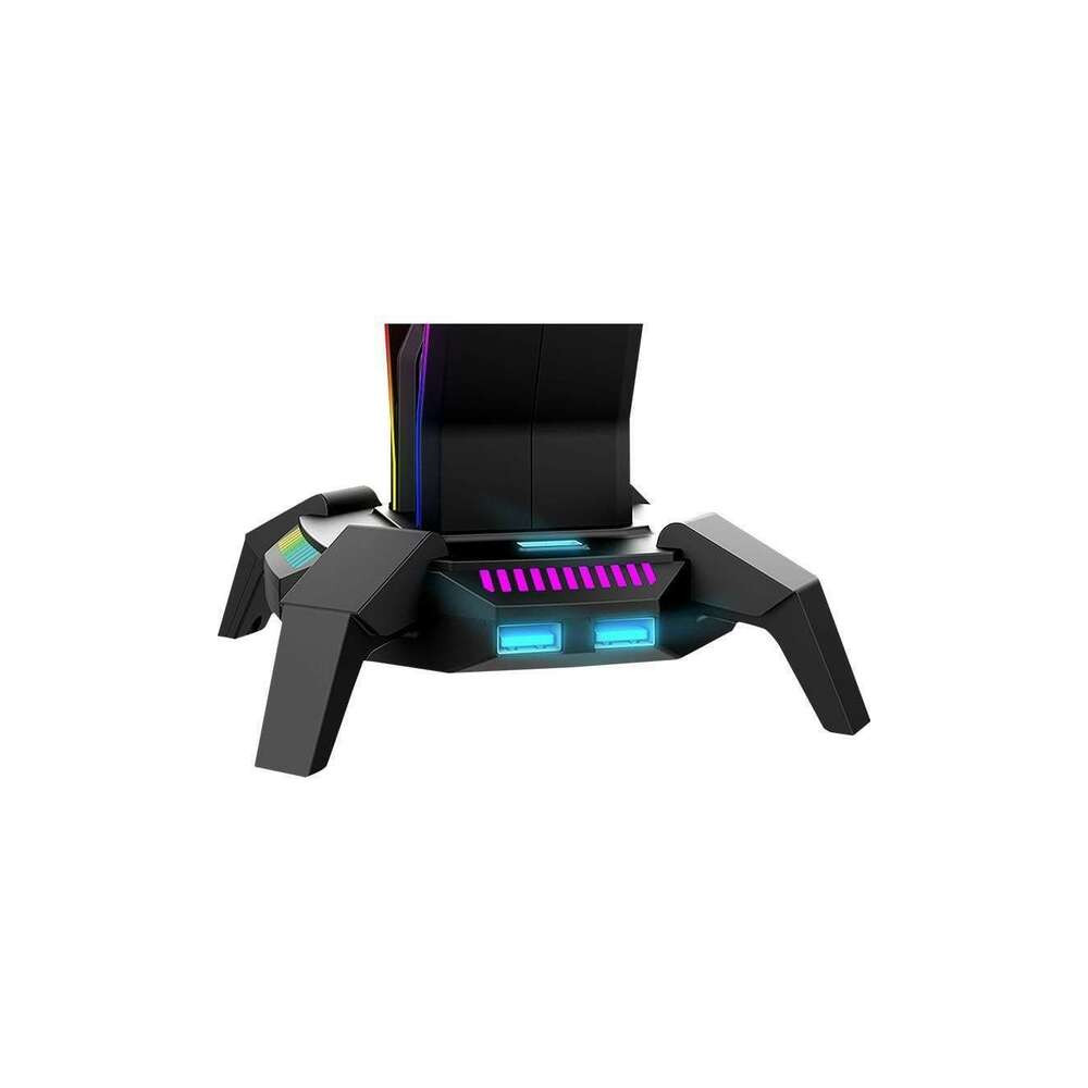 SOPORTE MARVO HZ-10 RGB AURICULAR TOUCH 3USB
