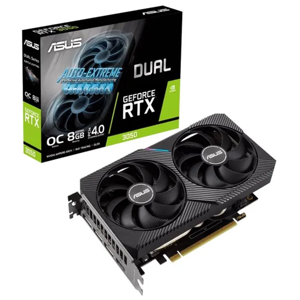 TARJETA DE VIDEO ASUS 8GB RTX 3050 ROG OC AURA / 90YV0HI1-MVAA00