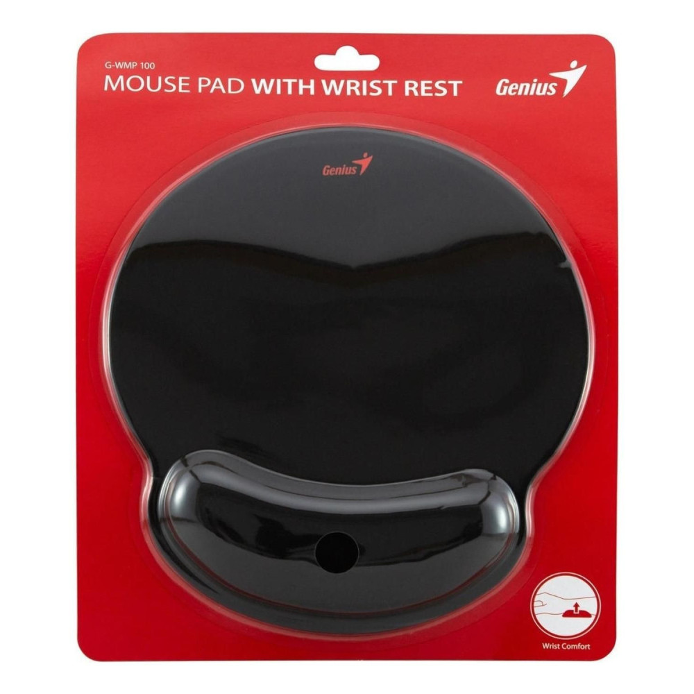 MOUSE PAD GENIUS G-WMP 100 NEGRO CON APOYA MANOS