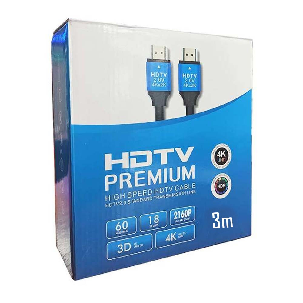 CABLE HDMI A HDMI NITRON 3 METROS HDTV PREMIUM