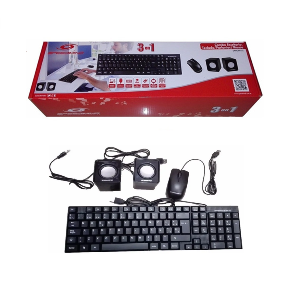 DESKTOP KIT SPEEDMIND SMK3N102 USB T+M+P