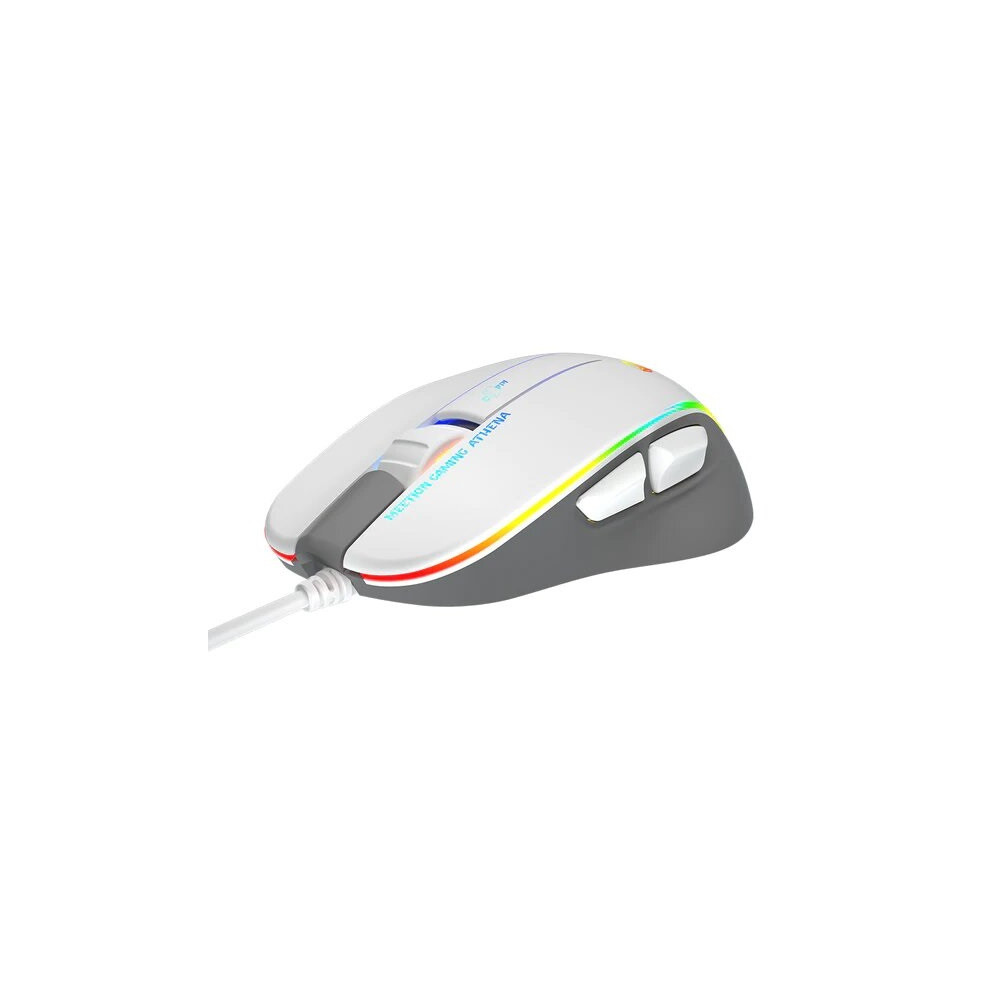 MOUSE MEETION MT-GM230 GAMING USB RGB BLANCO