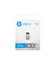PENDRIVE HP 64GB V222W PLATEADO METAL USB2.0