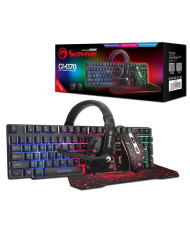 COMBO MARVO CM370 4 EN 1 TEC+MOU+AUD+MOUSEPAD