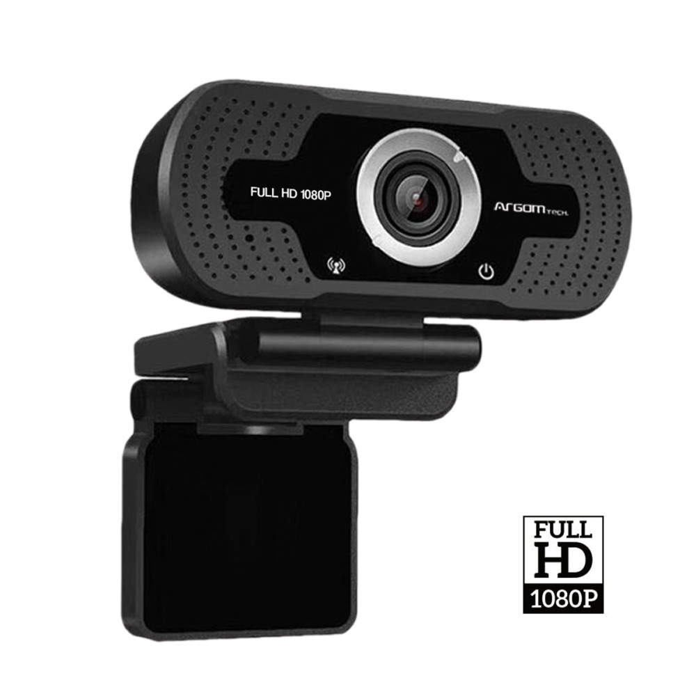 WEBCAM ARGOM 9140BK FHD 1080P USB2.0 NEGRA CON MICROFONO