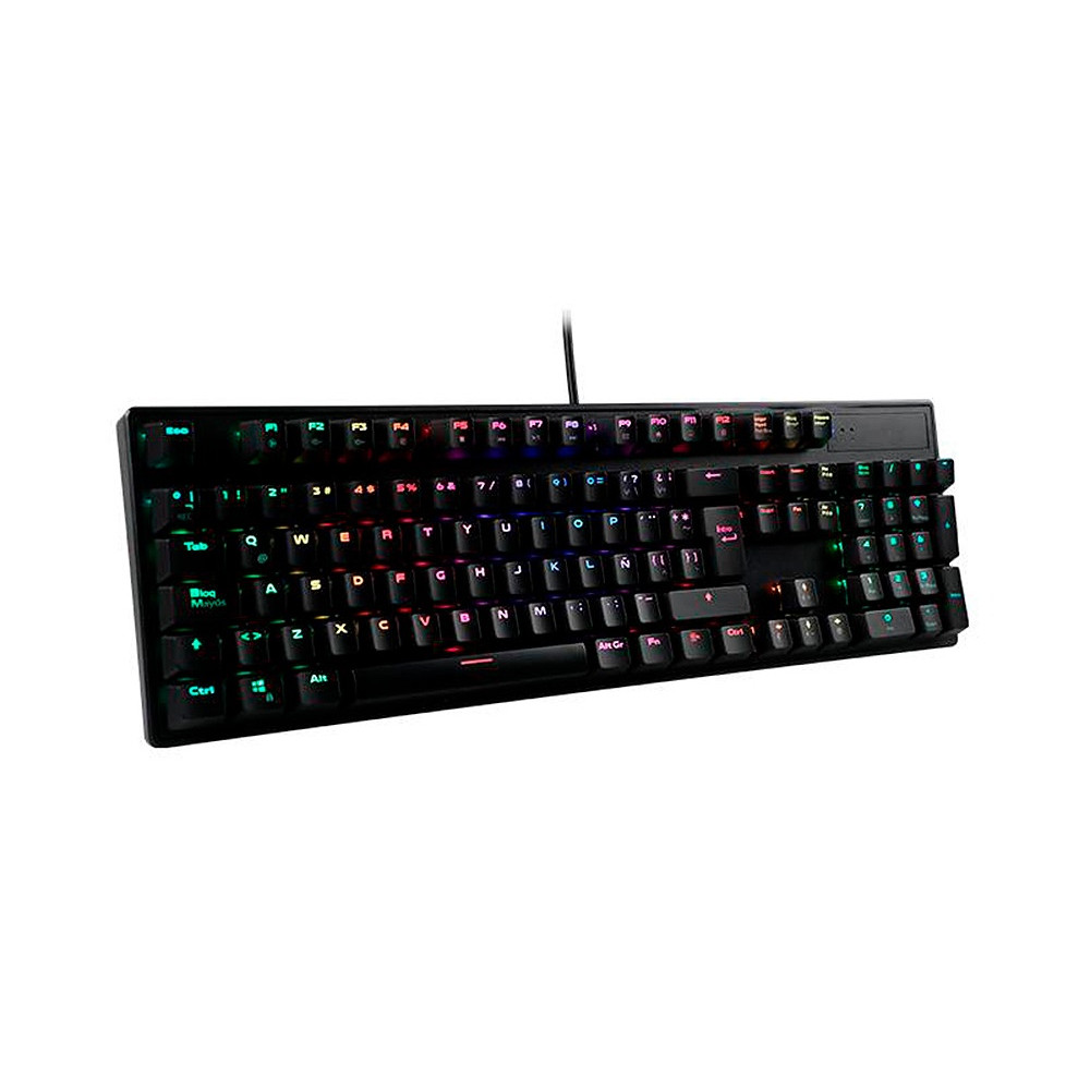 TECLADO MECANICO TEROS TE-4152N USB RGB NEGRO