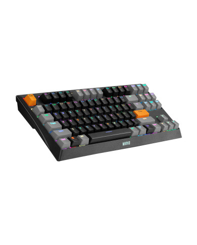 TECLADO MECANICO MARVO KG980B NEGRO TKL MECH RGB GAMING - BLUE SWITCH