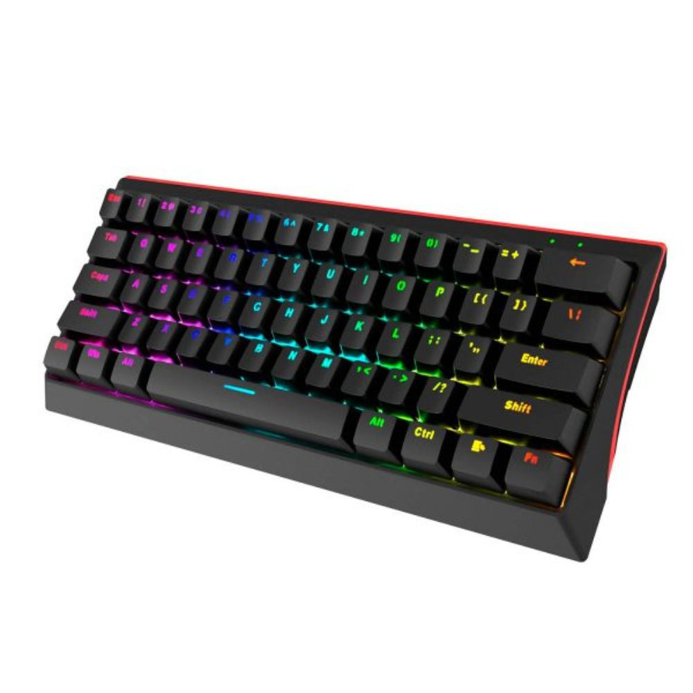 TECLADO MARVO KG962-B USB MECH (60%) BLUE SWITCH RAINBOW 61TECLAS
