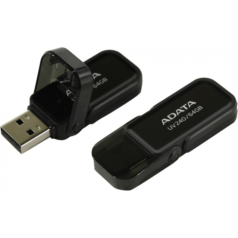PENDRIVE ADATA 64GB UV240 NEGRO USB2.0
