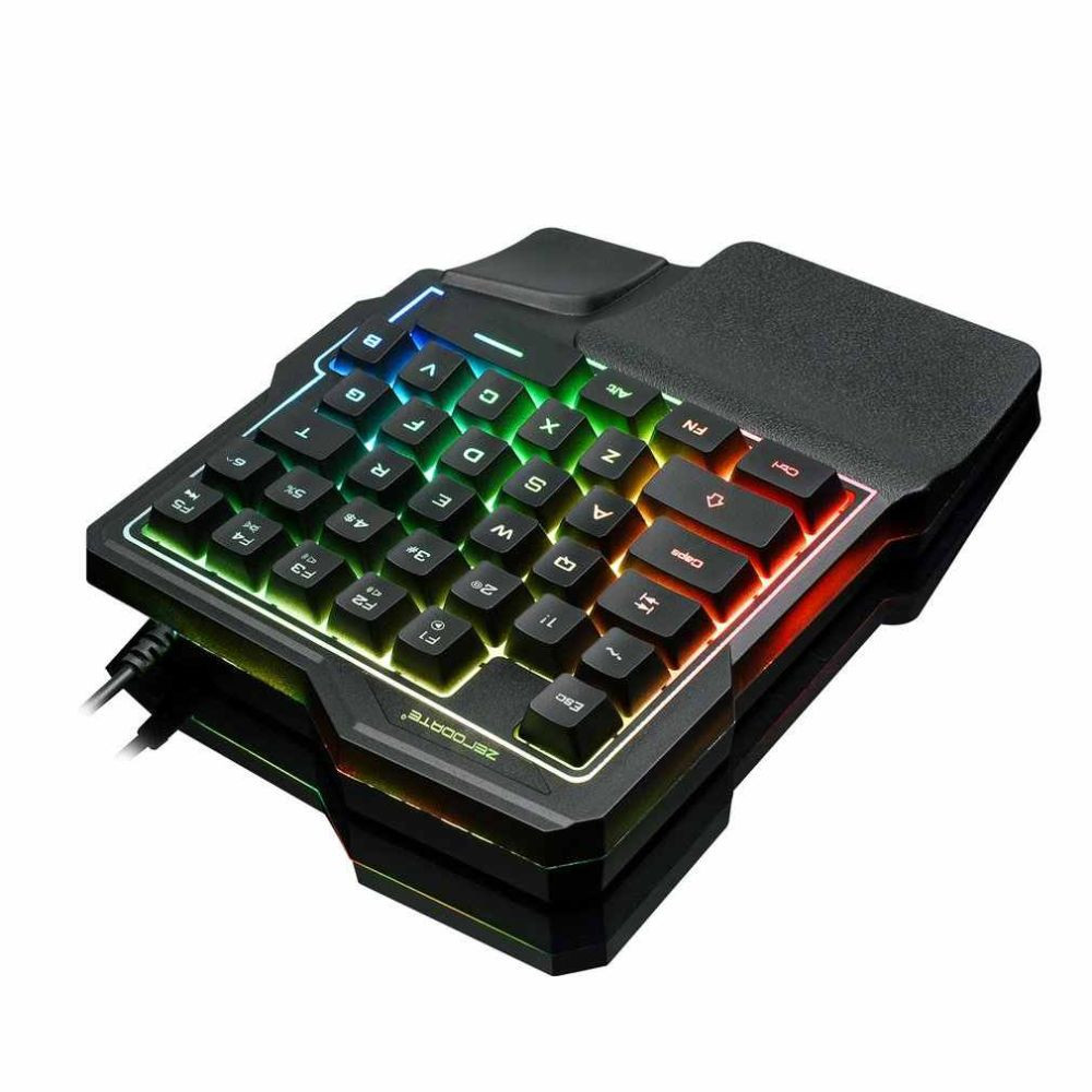 TECLADO NITRON GAMER RGB SINGLE HAND / 20-02-044