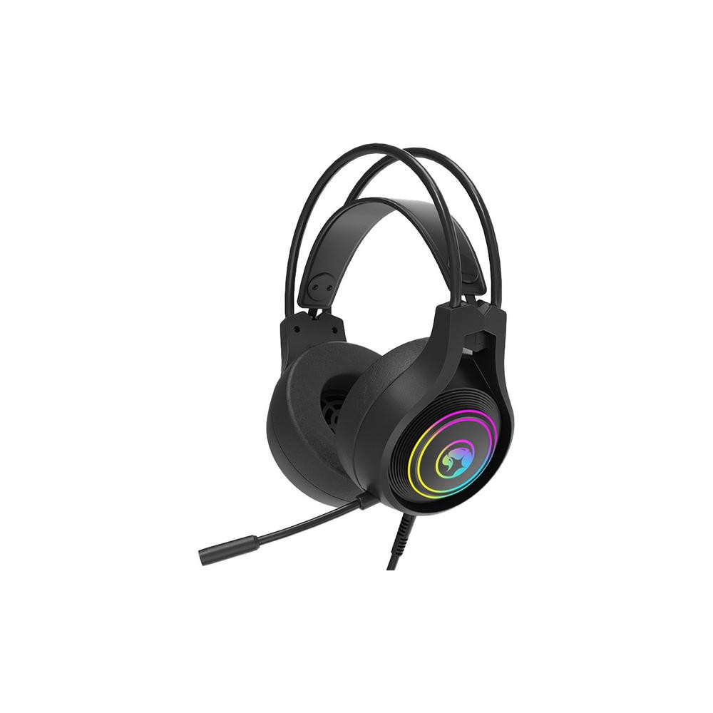 HEADSET MARVO HG8921 RGB USB NEGRO TACTIC 30