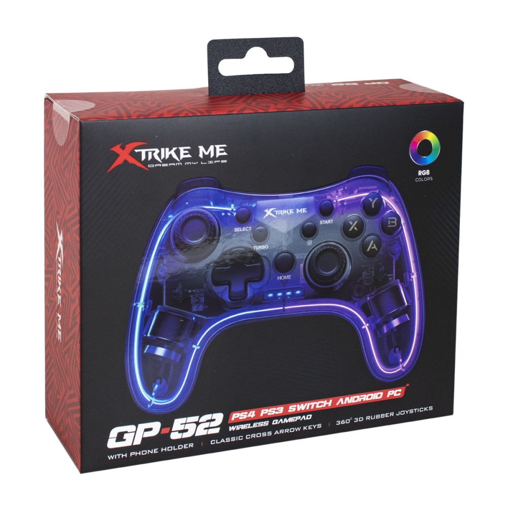 GAMEPAD XTRIKE ME GP-52 WIRELESS RGB