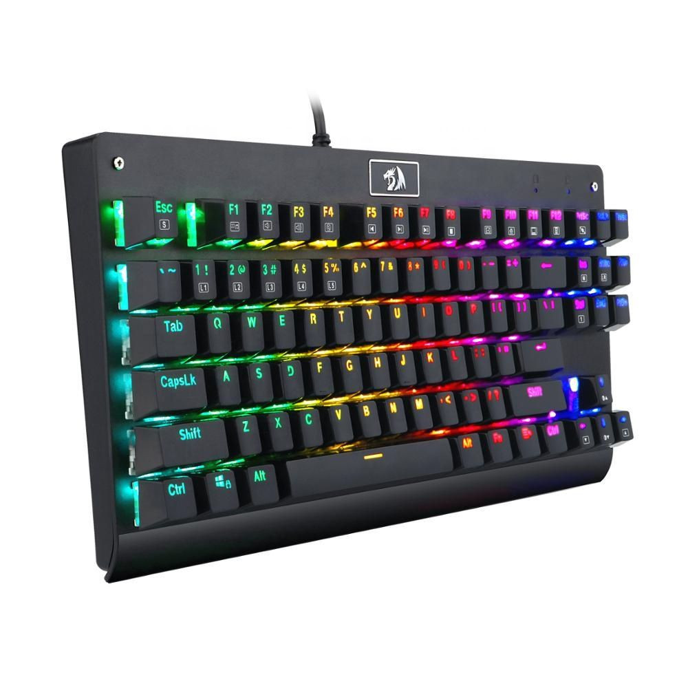 TECLADO REDRAGON K568 RGB NEGRO DARK AVENGER RED-SWITCH MECANICO