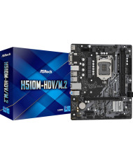 MAINBOARD ASROCK H510M-HDV / M.2 10/11 GEN LGA1200