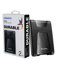 DISCO EXTERNO 2 TB ADATA AHD650 2,5" NEGRO DURABLE