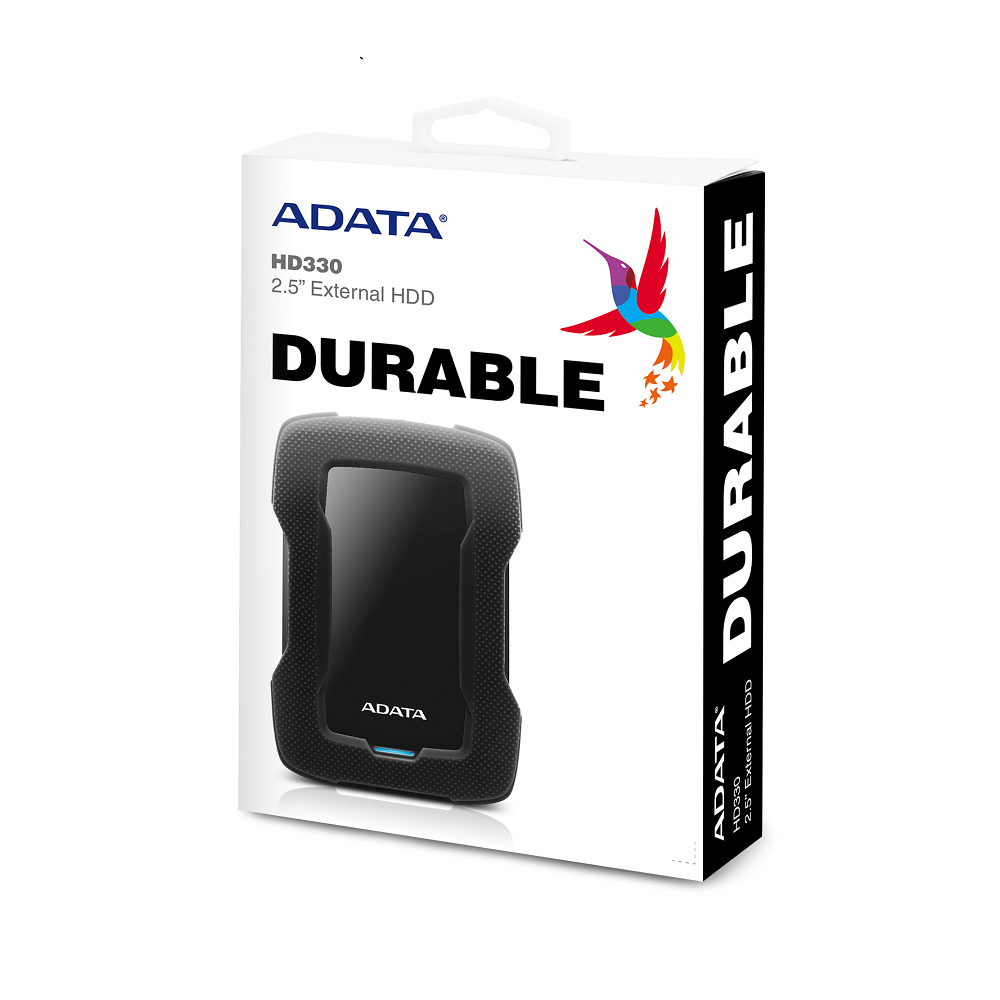 DISCO EXTERNO 1TB ADATA HD330 2,5" NEGRO DURABLE