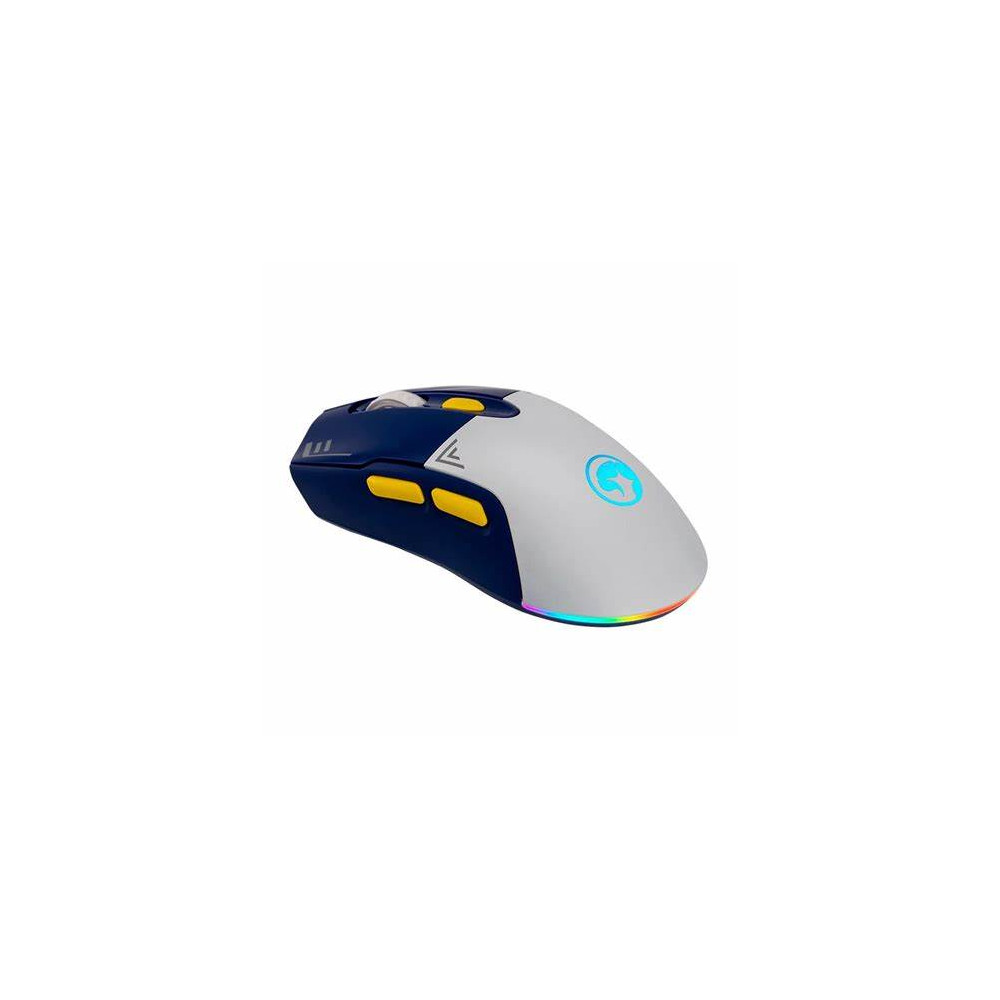 MOUSE MARVO M803W WB WIRELESS/USB BLANCO/AZUL PROGRAMABLE DUAL-MODE