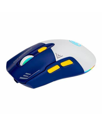 MOUSE MARVO M803W WB WIRELESS/USB BLANCO/AZUL PROGRAMABLE DUAL-MODE