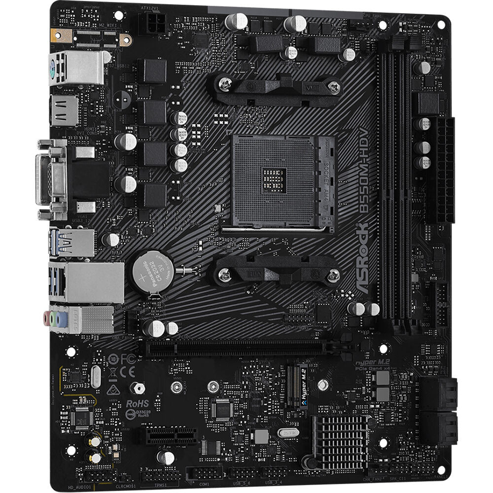 MAINBOARD ASROCK B550M-HDV AM4 3RA GENERACION
